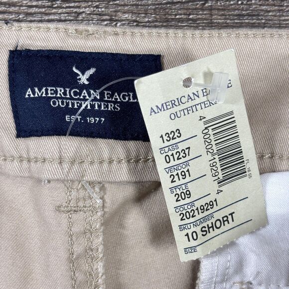 American Eagle Outfitters Pants Women's 10 Short Khaki Kick Boot Stretch Chino - Picture 10 of 12